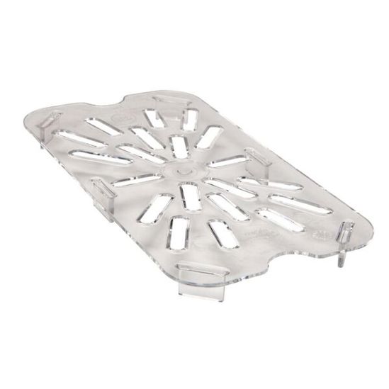 Cambro Camwear 40CWD135 | Durchsichtiger Polycarbonat GN-Einlegeboden