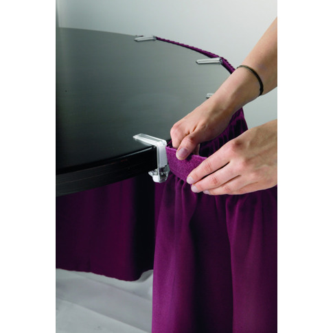 ERWIN M. Porto | Gebrauchsfertiger anthrazitfarbener Skirting 580x73 cm
