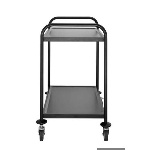 Adler ECO 2 FR-L2B | 2-etagiger schwarzer Speisentransportbehälter
