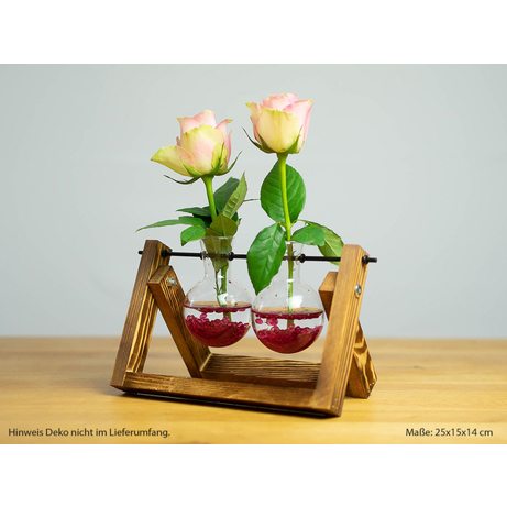 Good Connections Rundkolben ZUB-7004 | Zweifache mundgeblasene Vase