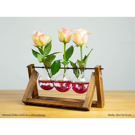 Good Connections Rundkolben ZUB-7005 | Dreifache Blumenvase