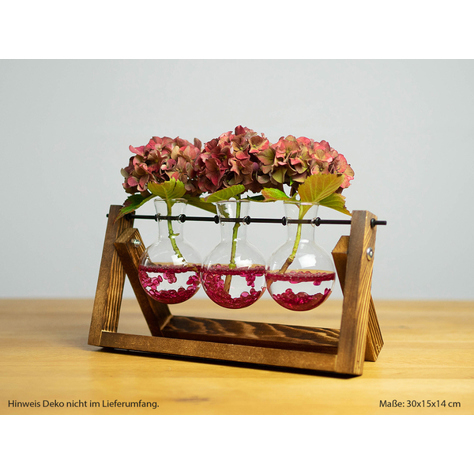 Good Connections Rundkolben ZUB-7005 | Dreifache Blumenvase