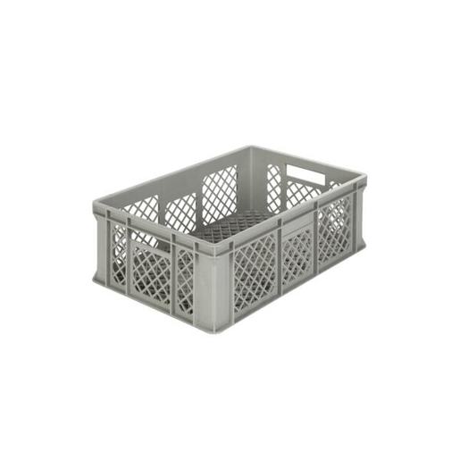 Alpha Paletten & Boxen Gläserkiste 3180-GR | Durchbrochener Speisentransportbehälter