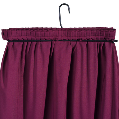 ERWIN M. Skirting-Bügel 10034487 | Schwarzer 45 cm Skirting-Bügel
