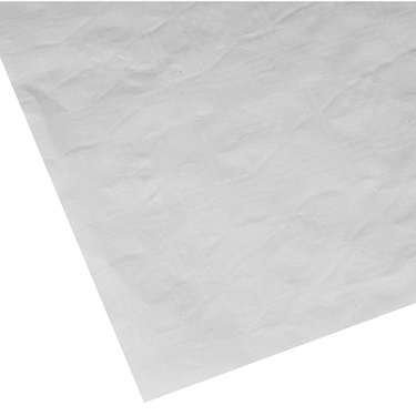 PAPSTAR Damast-Tischdecke 85481 | Weißes Papiertischtuch 70 x 60 cm