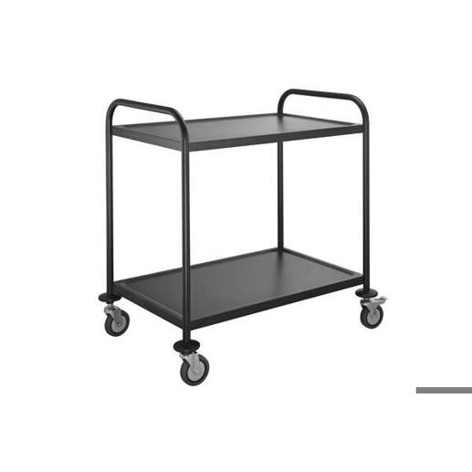Adler ECO 2 FR-L2B | 2-etagiger schwarzer Speisentransportbehälter