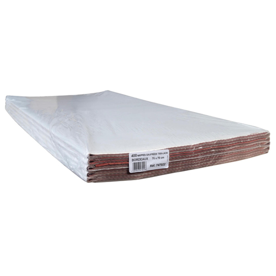 PRONAPPE Tischdecke 747022I | Quadratisches Papiertischtuch 70 x 70 cm