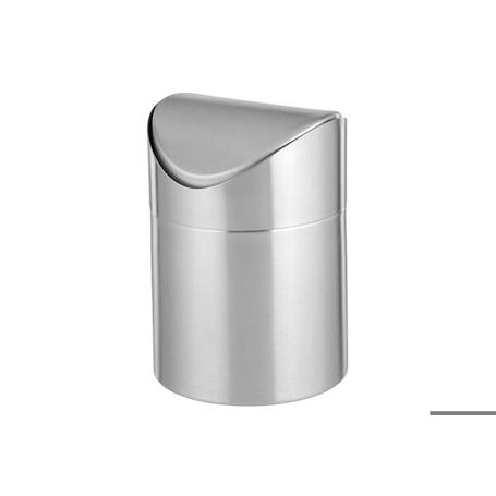 Esmeyer SWING 400-1658 | Gebürsteter Edelstahl-Tischeimer 1,2 l