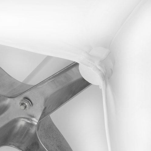 Dema Stretch Stehtischhusse 14132 | Weiße Ø 70 cm Tischhusse