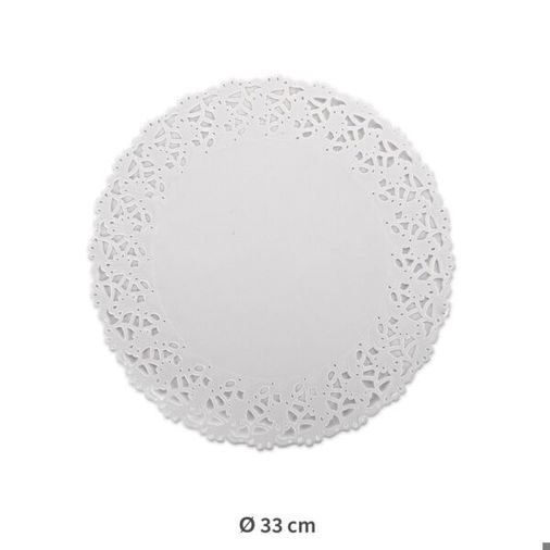 Hygostar Tortenspitzen 34331 | Runde lebensmittelechte Dessertdeckchen