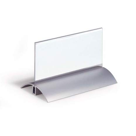 Durable DESK PRESENTER DE LUXE 820119 | Acryl Tischnamensschild 150 x 61 mm