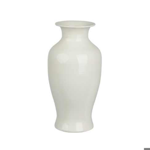 Kaemingk DECORIS 891575 | Glänzende off-weiße Vase