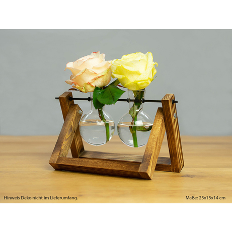 Good Connections Rundkolben ZUB-7004 | Zweifache mundgeblasene Vase