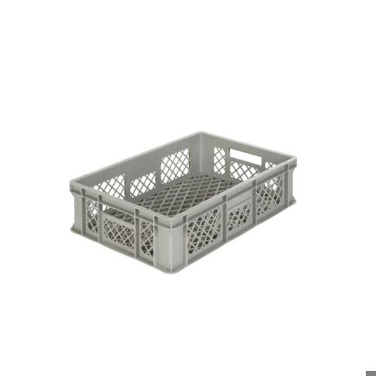 Alpha Paletten & Boxen Gläserkiste 3183-GR | Durchbrochener Speisentransportbehälter