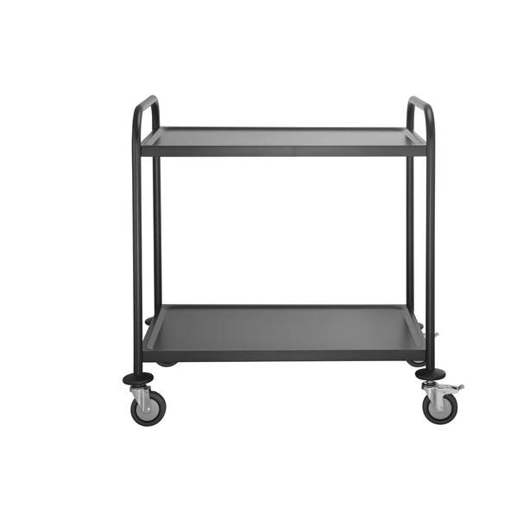 Adler ECO 2 FR-L2B | 2-etagiger schwarzer Speisentransportbehälter