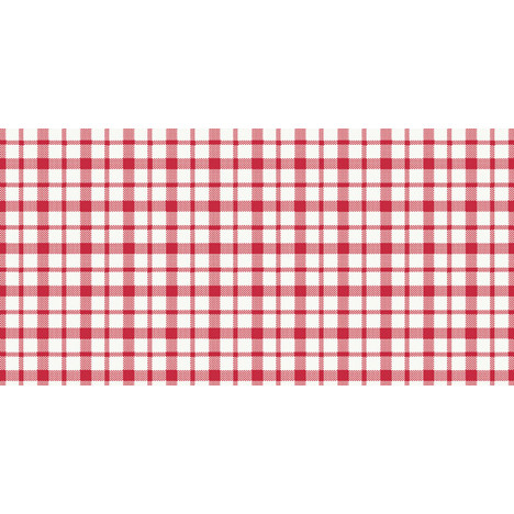 Duni Dunicel Giovanni 168165 | Rot-weiß-karierte 84x84 cm Mitteldecke