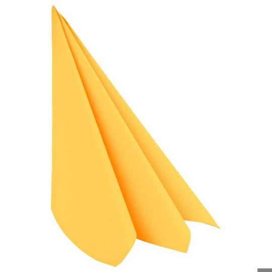 VEPATIM Airlaid Servietten WX-89105 | Gelbe stoffähnliche Papierserviette