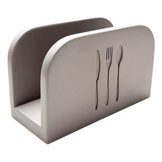 APS-Germany ELEMENT 11781 | Grauer Beton Serviettenhalter