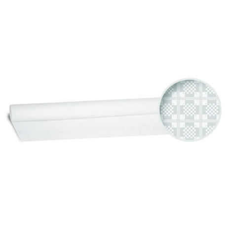 VEPATIM Damasttischdecke WX-70012 | Gerolltes weißes Papiertischtuch