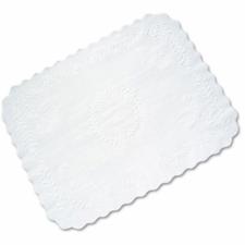 Hygostar Plattenpapier rechteckig 38391 | Lebensmittelechtes Dessertdeckchen