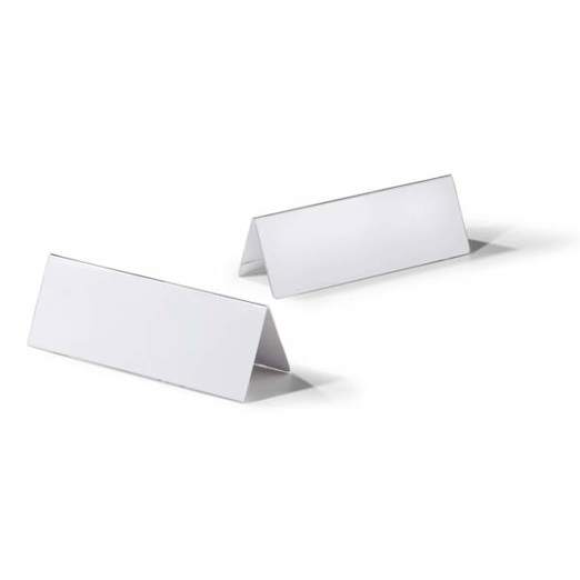Durable Tischnamensschild 803519 | Transparenter Tischaufsteller