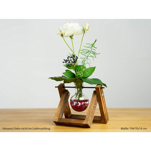 Good Connections Deko-Blumenvase Rundkolben ZUB-7003 | Mundgeblasene Vase
