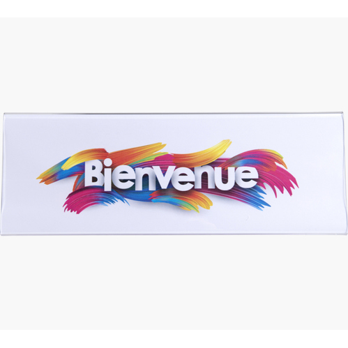 Exacompta Namensschild 84358D | Acryl Tischnamensschild