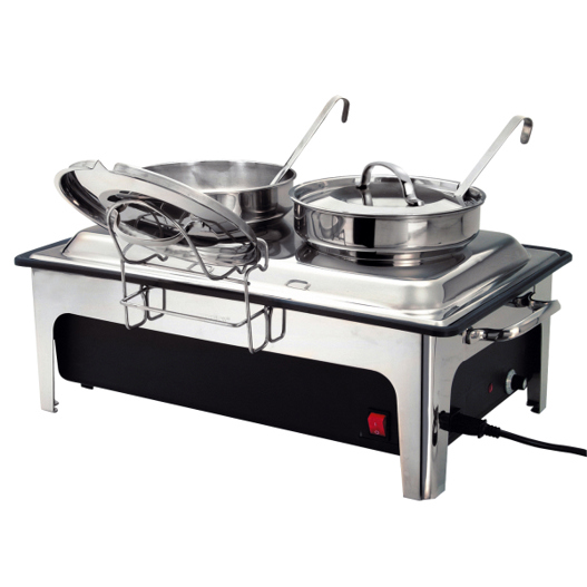 Bartscher Elektro-Suppenstation 500840 | 2x 4 l Suppenstation