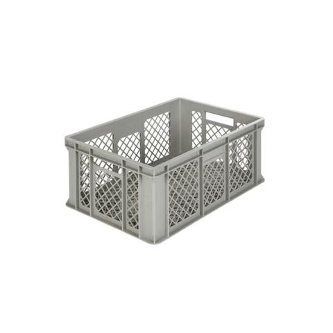Alpha Paletten & Boxen Gläserkiste 3181-GR | Durchbrochener Speisentransportbehälter