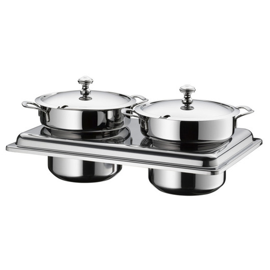 Hepp Neutral 60.8872.0000 | 2 x 4,50 l 530 x 325 mm Suppenstation