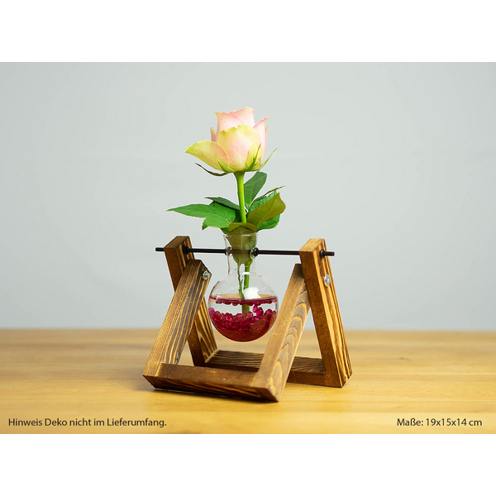 Good Connections Deko-Blumenvase Rundkolben ZUB-7003 | Mundgeblasene Vase