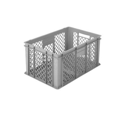 Alpha Paletten & Boxen Gläserkiste 3182-GR | Durchbrochener Speisentransportbehälter
