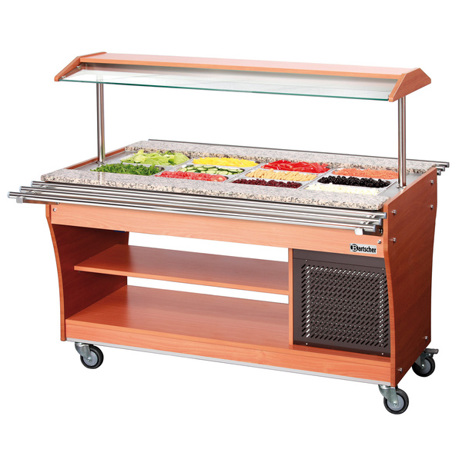 Bartscher Tablettrutsche 125503 | 150 cm Edelstahl Tablettrutsche