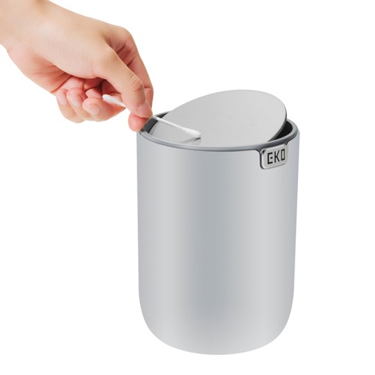 EKO Fandy 2 VB 920622 | Grauer 2,2 Liter Tischeimer