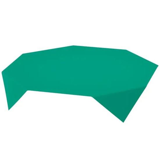 Duni Bio Dunicel 210336 | Blickdichte jägergrüne Mitteldecke 84 x 84 cm