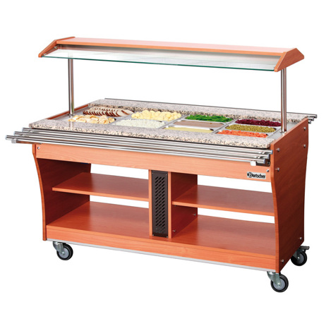 Bartscher Tablettrutsche 125503 | 150 cm Edelstahl Tablettrutsche