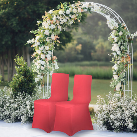 Relaxdays Stuhlhussen 4er Set 10032617_708 | Elastische Stuhlhussen