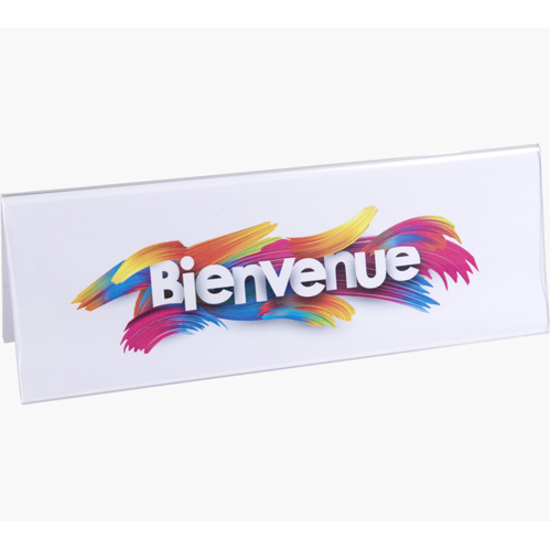Exacompta Namensschild 84358D | Acryl Tischnamensschild