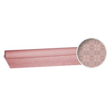 VEPATIM Damasttischdecke WX-70004 | Gerolltes Apricot Papiertischtuch