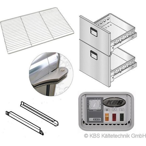 KBS Gastroline 1000/1011 | Aluminium Tablettrutsche