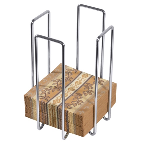 Contacto Bander Cocktailservietten 25x25 cm 2280/140 | Verchromter Serviettenhalter
