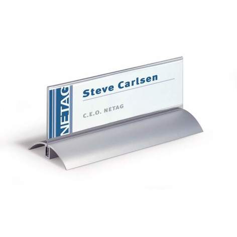 Durable DESK PRESENTER DE LUXE | 61 x 210 mm Tischnamensschild