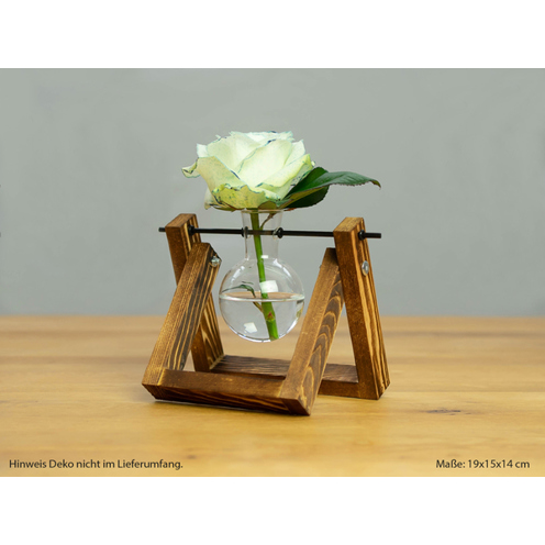 Good Connections Deko-Blumenvase Rundkolben ZUB-7003 | Mundgeblasene Vase