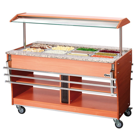 Bartscher Tablettrutsche 125503 | 150 cm Edelstahl Tablettrutsche