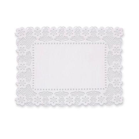 Hygostar Tortenspitzen 36401 | Rechteckige Dessertdeckchen 30 x 40 cm