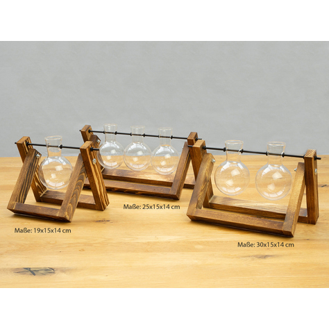 Good Connections Rundkolben ZUB-7005 | Dreifache Blumenvase
