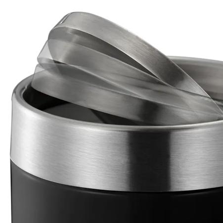 EKO Fandy 31195961 | 1,5 L Tischeimer mit Flachschwingdeckel