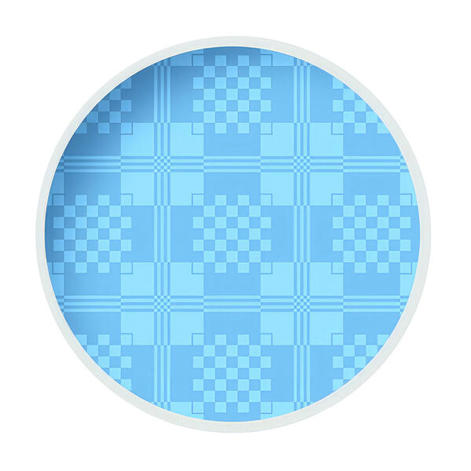 VEPATIM Damasttischdecke WX-70007 | Hellblaues Papiertischtuch