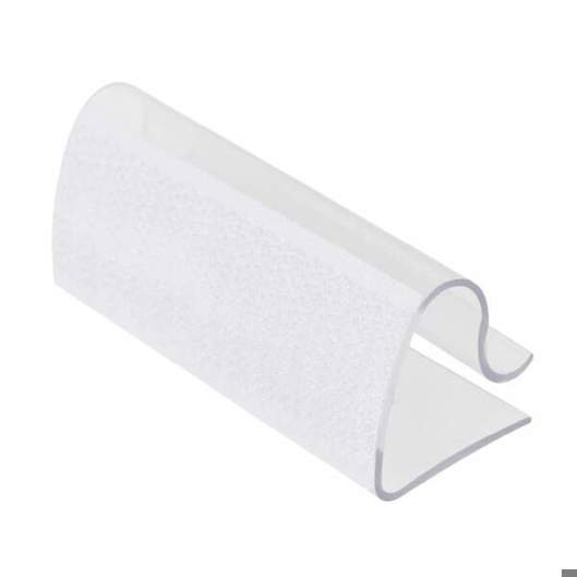 Olympia Klettbandtischclips DK890 | 10 Stück 0,5-2 cm Skirting-Clips