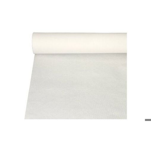 PAPSTAR Papier-Tischdecke 89336 | Weißes Papiertischtuch auf Rolle
